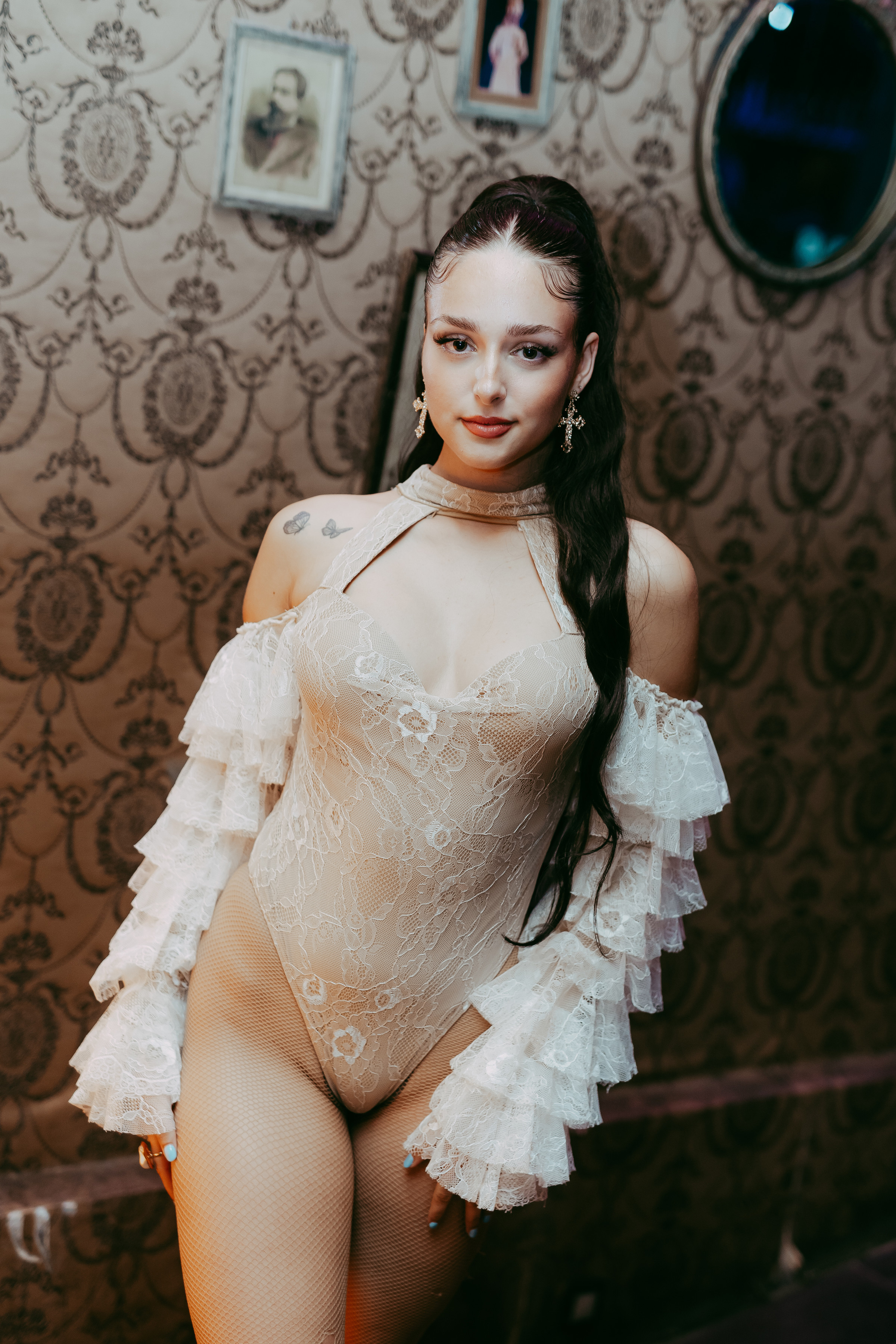 Retrato de una bailarina de Mala Mia durante el evento